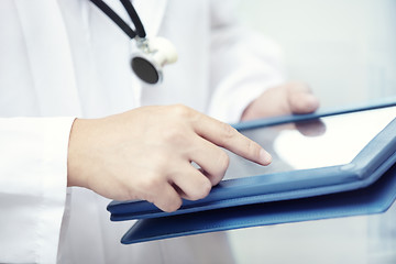 Image showing Doctor with tablet computer