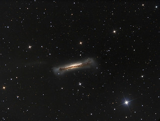 Image showing NGC3628  Part of Leo Triplet