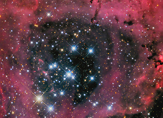 Image showing NGC2244 Rosette nebula