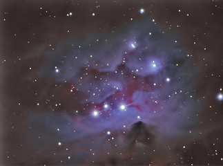 Image showing ngc1977 Running man nebula