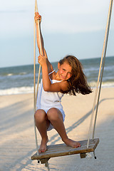 Image showing Cheerful little girl