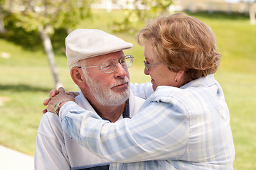 Image showing Happy Senior Couple in The Park