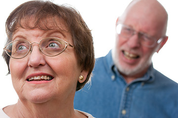 Image showing Senior Couple in an Argument