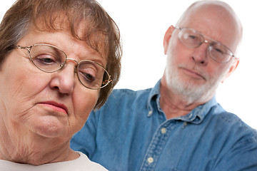 Image showing Senior Couple in an Argument