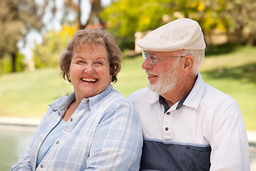 Image showing Happy Senior Couple in The Park