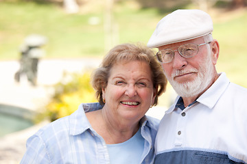 Image showing Happy Senior Couple in The Park