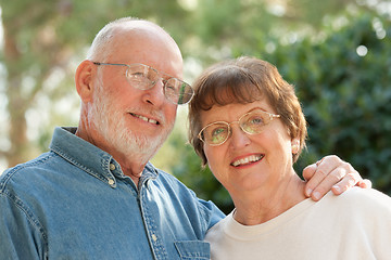 Image showing Happy Senior Couple Outdoor Portrait