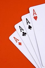 Image showing Four ace