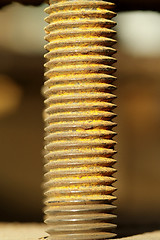 Image showing Rusty threads