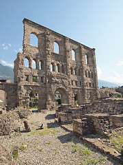 Image showing Roman Theatre Aosta