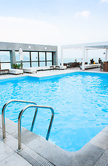 Image showing Luxury swimming pool