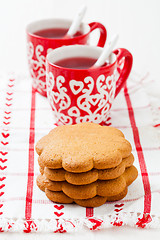 Image showing Gingerbread and Christmas mulled wine