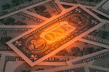 Image showing American dollar bills