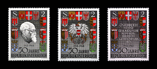 Image showing 50 Years Republic Austria