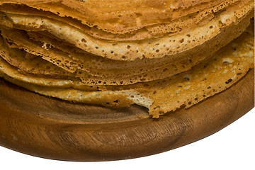 Image showing Close-up of pancakes
