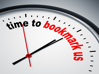 Image showing time to bookmark us