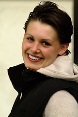 Image showing laughing woman