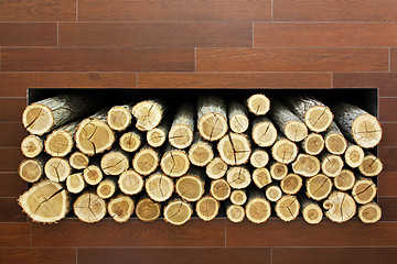 Image showing Firewood logs