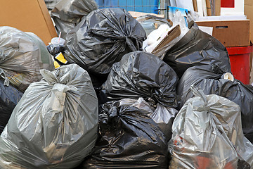 Image showing Garbage bags