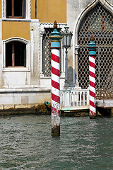 Image showing Venice poles