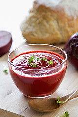 Image showing Beetroot soup