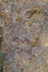 Image showing Rusty steel-plate