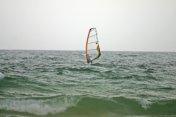 Image showing wind surf-riding