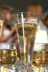 Image showing Champagne glass