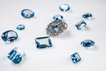 Image showing Pendant with diamonds