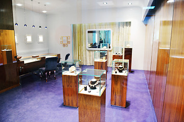 Image showing jewelry store indoors