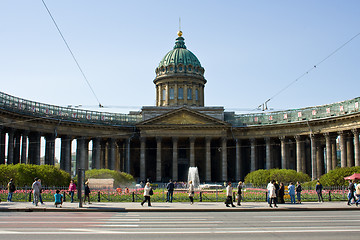 Image showing grand Kazan Cathedral in St. Petersburg