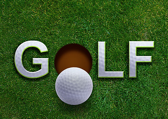 Image showing Golf