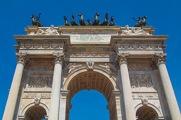 Image showing Arco della Pace, Milan