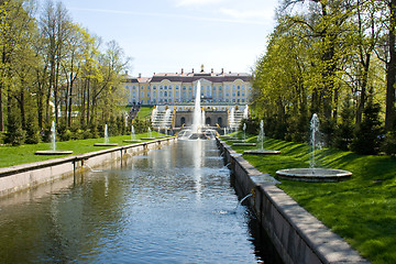 Image showing Fountains of Peterhof. St. Petersburg. Russia.