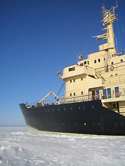 Image showing icebreaker in lapland