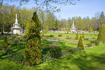 Image showing Fountains of Peterhof. St. Petersburg. Russia.