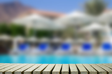 Image showing  swimming pool in hotel