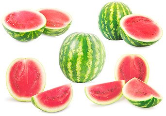 Image showing Collection of watermelons