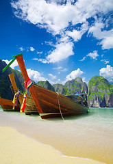 Image showing beach and tropical sea