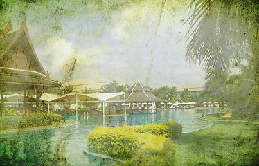 Image showing  swimming pool in thailand