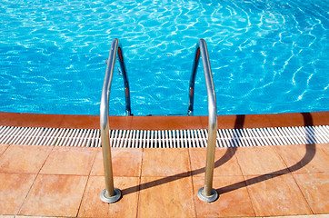 Image showing swimming pool in hotel