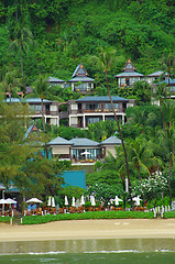 Image showing  hotel in rock