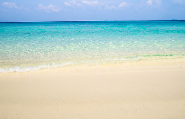 Image showing  beach and tropical sea