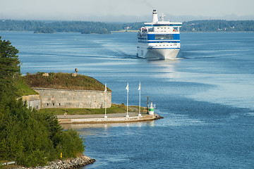 Image showing Cruise ship in Baltic sea