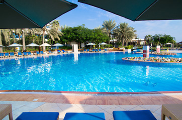 Image showing swimming pool in hotel