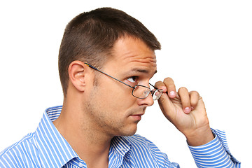 Image showing Man with Glasses