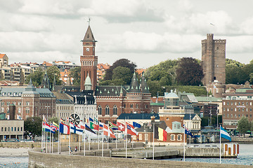 Image showing Helsingborg harbor