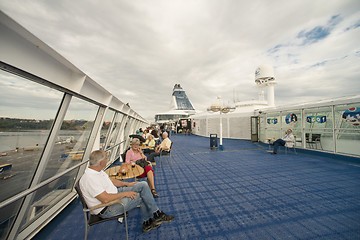 Image showing On board the cruise ship