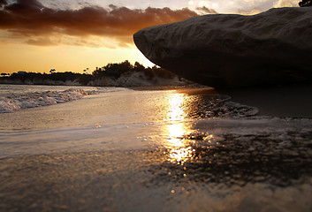 Image showing Foaming Sunset