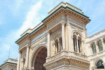 Image showing Galleria Vittorio Emanuele II, Milan